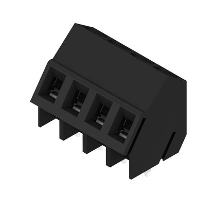 9994340000 - 5.08mm PCB Terminal, 135° Angle, 4 Poles, Black Finish  (Pack of 50)
