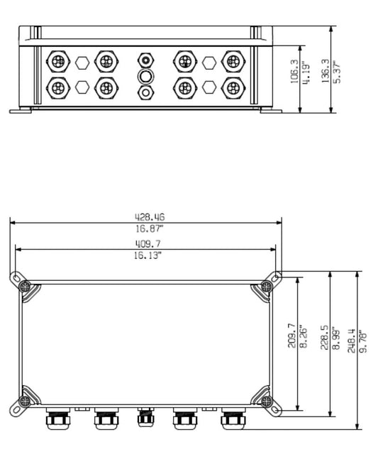 2737610000 - 1100V Photovoltaic Combiner Box with Surge Protection