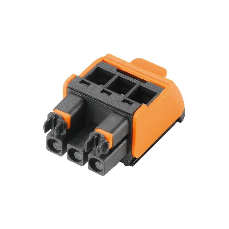 1063270000 - 5mm PCB Plug-In Connector with 3 Poles, Black/Orange  (Pack of 108)