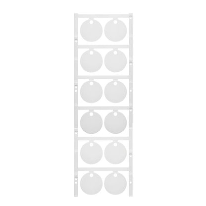 1248520000 - 30x30mm White Polyamide Markers with Mounting Hole  (Pack of 60)