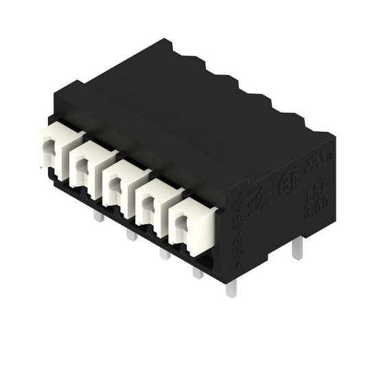1824450000 - 3.5mm Push In Terminal Set, 90° Solder Pin, Black  (Pack of 30)