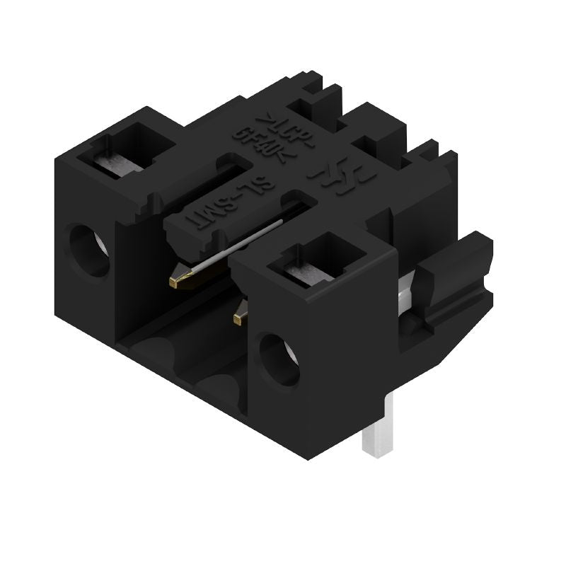 1409180000 - 3.50mm Black PCB Connector, 2 Poles at 90° Angle  (Pack of 100)
