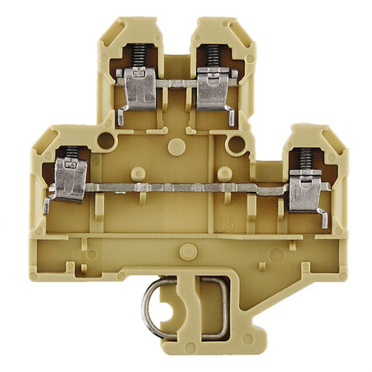 0590060000 - Beige DK 4Q/32 Modular Terminal, 4 Connections, Screw Connection  (Pack of 25)
