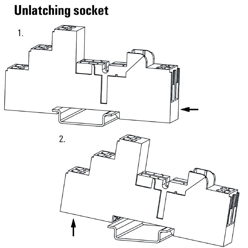 8869500000 - 8A Relay Socket, 48.3mm Depth, UL Certified  (Pack of 10)