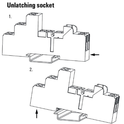8869500000 - 8A Relay Socket, 48.3mm Depth, UL Certified  (Pack of 10)