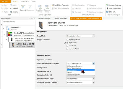 2044840000 - 10A AC/DC Current Meter with Adjustable Limit Monitoring