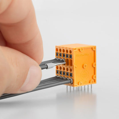 2001030000 - 22-Pole Push-In PCB Terminal, 3.5mm Pitch, 90° Angle  (Pack of 20)