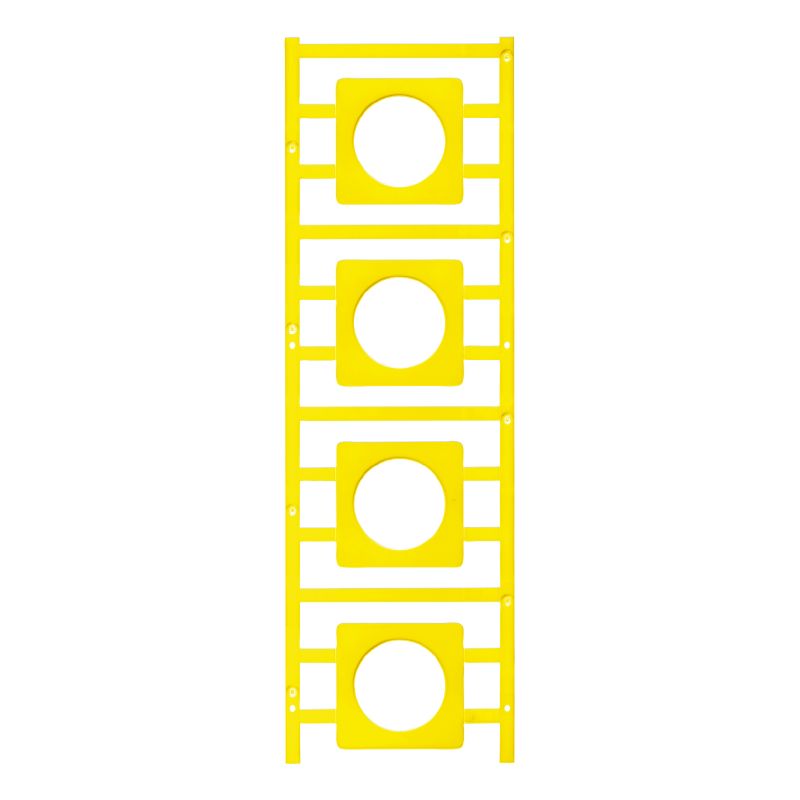 1323540000 - Yellow Self-Adhesive Device Markers 42x42mm - Type T0  (Pack of 20)