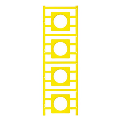 1323540000 - Yellow Self-Adhesive Device Markers 42x42mm - Type T0  (Pack of 20)