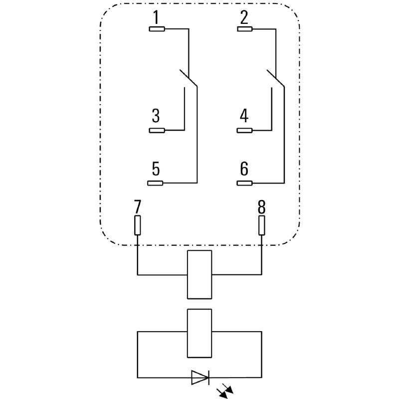 2765410000 - 10A D-SERIES 115V AC DRL Relay with 2 Contacts  (Pack of 20)