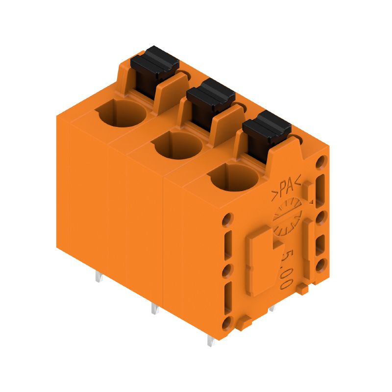 2774550000 - 7.50mm PCB Terminal, 180° Angle, 3-Pole, Tinned Pins  (Pack of 65)