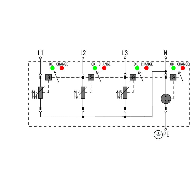2736360000 - Compact Surge Voltage Arrester for Low Voltage Protection