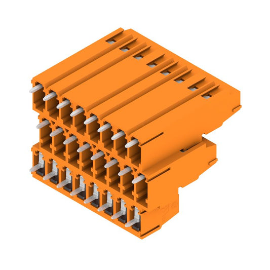 1769680000 - 5.08mm 24-Pole 90° PCB Terminal, 3.5mm Pin, Orange  (Pack of 20)