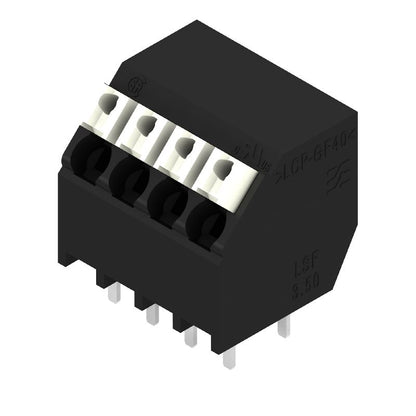 1885670000 - 3.50mm Black Circuit Board Terminal with 135° Angle  (Pack of 37)