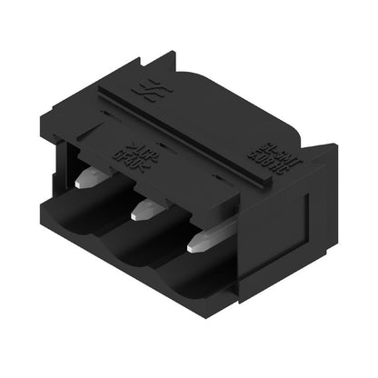 1804270000 - 3-Pole 5.08mm Black PCB Connector, 90° Angle  (Pack of 350)