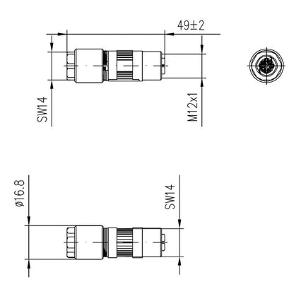 1516330000 - IP67 Rated M12 Socket, Cat.6A Compliant