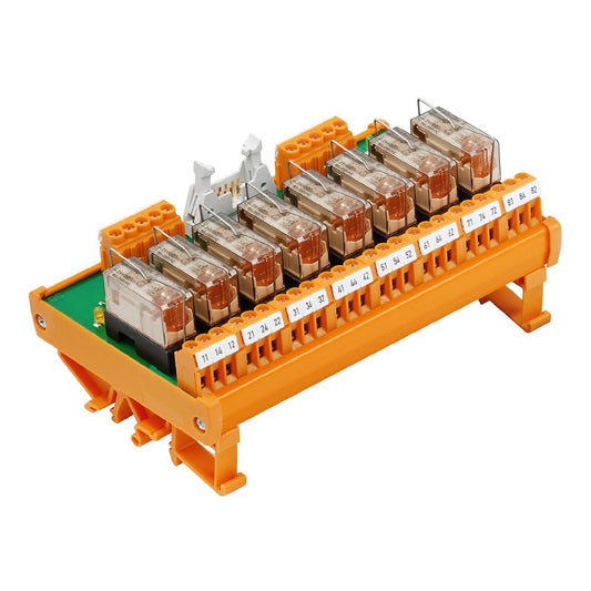 1113561001 - 8-Contact 24V DC Relay Module with Screw Connections