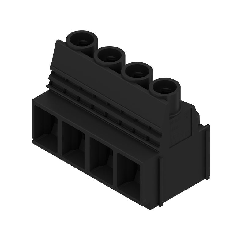 2014090000 - 10.16mm PCB Terminal, 4 Poles, 90° Angle, Black  (Pack of 20)