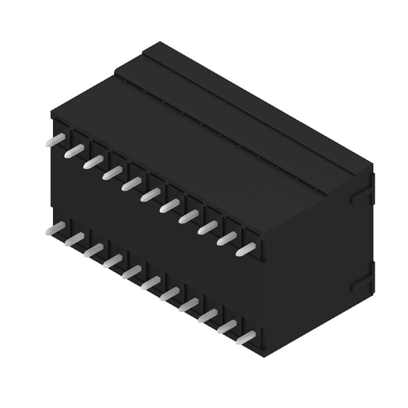 1031050000 - 22-Pole 3.81mm Male PCB Header Connector, THT/THR, Black Tin  (Pack of 50)