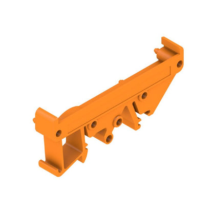 2064300000 - 13.7mm Clip-In Foot for DIN Rail, Orange PA 66