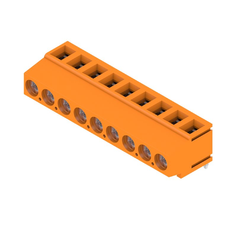 9995020000 - 5.08mm 9-Pole PCB Terminal, 180° Orientation, Tinned Solder Pins  (Pack of 50)