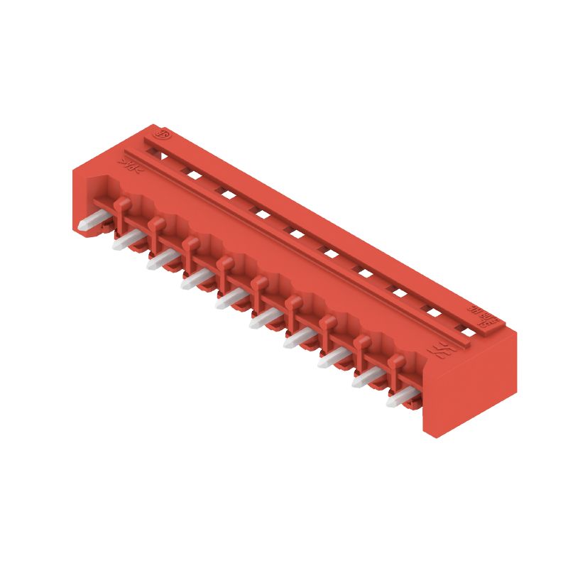1463940000 - 5.08mm Male PCB Connector, 10 Poles, THT Solder, Red   (Pack of 50)