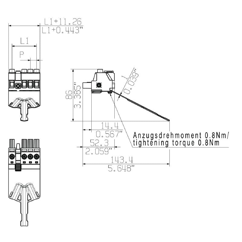 2627390000 - 10.16mm 4-Pole RoHS PCB Connector for High-Performance Applications  (Pack of 20)