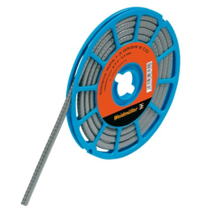 1568241527 - PVC Cable Markers, 1.3-3mm, 500pcs, Hot-Embossed '8'  (Pack of 500)