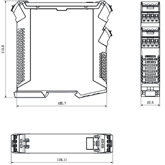 8965360000 - Digital Signal Transmitter with Galvanic Isolation for Safe Environments