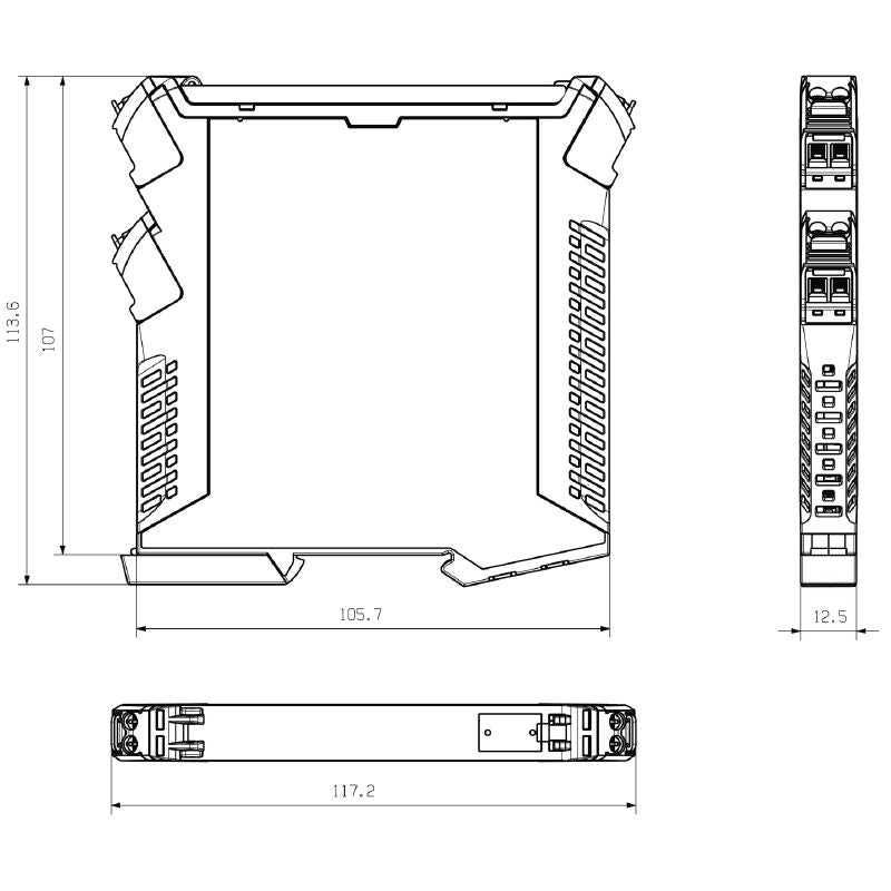 1519230000 - Black OMNIMATE Housing 12.5mm for Electronics Samples