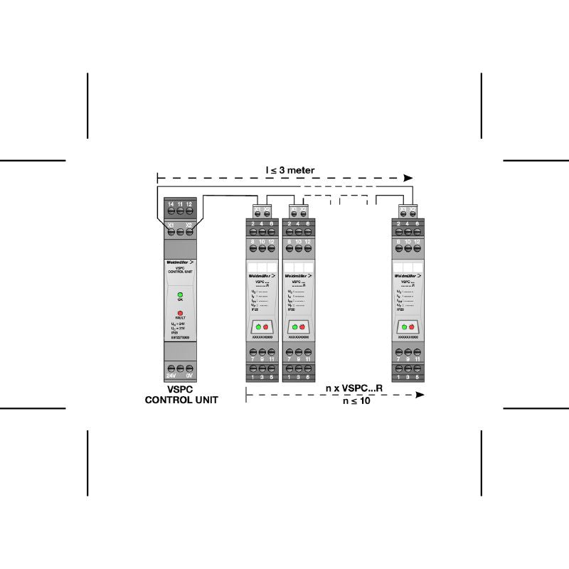 8972270000 - 71.5mm VSPC Control Unit with Surge Protection & LED Indicator