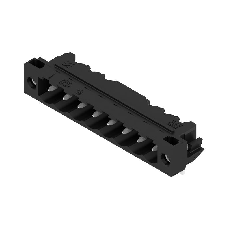 1840410000 - 5mm Pitch Male PCB Connector, 8 Poles, Black Solder Pins  (Pack of 36)