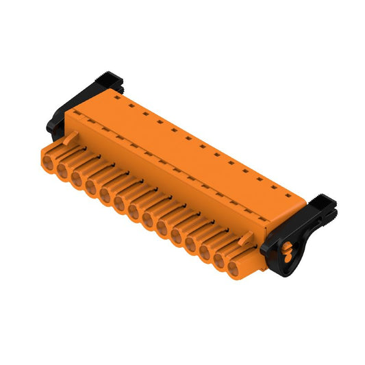 1016470000 - 14-Pole 180° Female Connector with PUSH IN Mechanism  (Pack of 18)