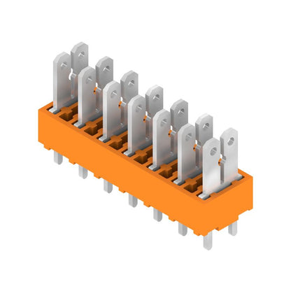 9500460000 - 7-Pole 5mm Pitch Orange PCB Terminal for 180° Connections  (Pack of 50)