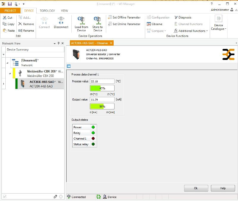 8965490000 - Safe Analog Signal Isolator for Hazardous Areas