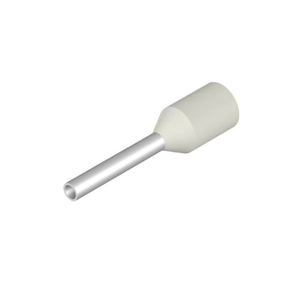 9004590000 - White 10mm Wire-end Ferrule with Plastic Collar  (Pack of 500)