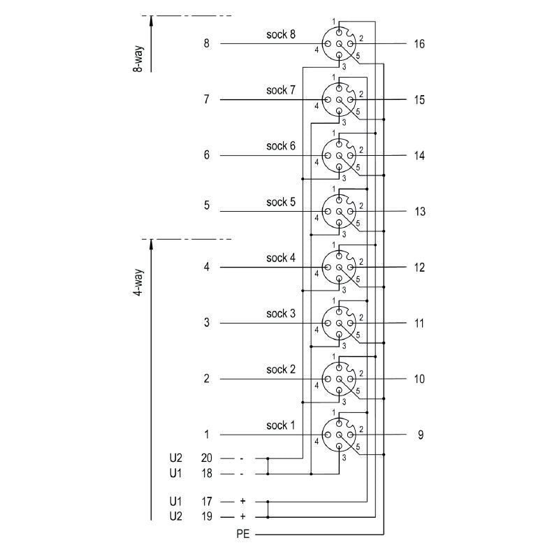 2943810000 - Ex Rated Hood Connector, 30V, 0.8A Capacity
