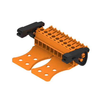 2442240000 - 10-Pole 3.81mm Female PCB Connector with 180° Clamping  (Pack of 50)