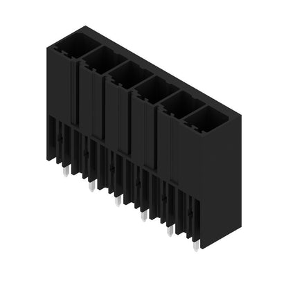 1930640000 - 6-Pole 7.62mm Black PCB Header Connector for THT Solder  (Pack of 36)