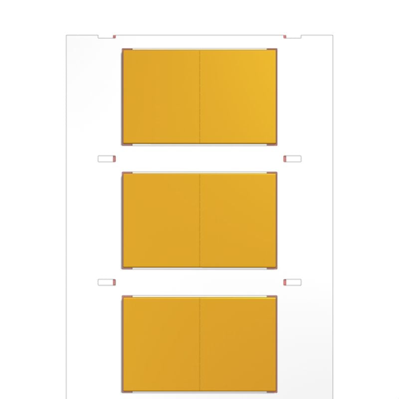 2621690000 - Yellow Polyolefine Cable Markers 9.5-19.1 mm, 800/Roll  (Pack of 800)
