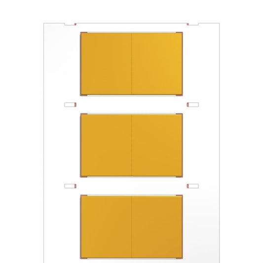 2621690000 - Yellow Polyolefine Cable Markers 9.5-19.1 mm, 800/Roll  (Pack of 800)