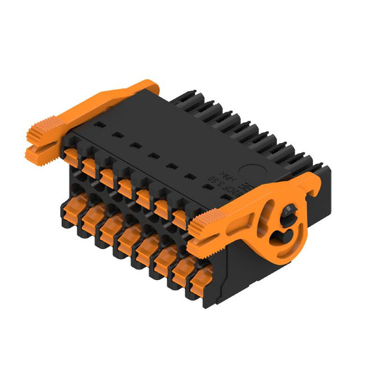 1278290000 - 16-Pole 3.50mm Female PCB Connector with Push-In Mechanism  (Pack of 48)