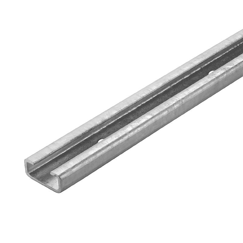 1802690000 - Galvanized Steel Terminal Rail, 2000mm Wide, Easy Installation  (Pack of 2)