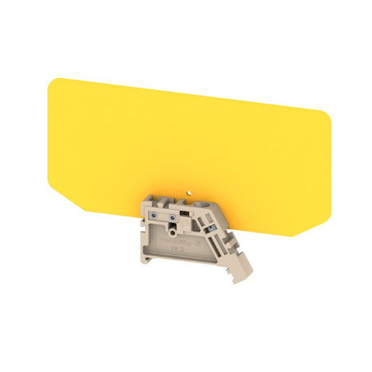 0180600000 - Yellow PA 66 Terminal Plate, 120mm Height, V-2 Rated  (Pack of 10)