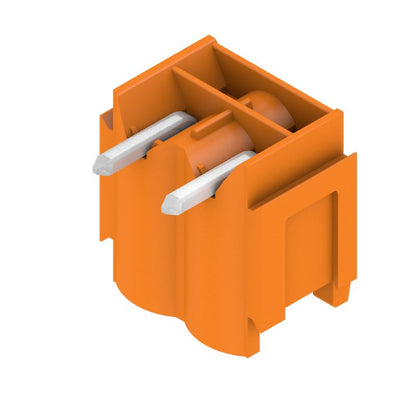 1580860000 - Orange 5mm Pitch Male PCB Connector, 3.2mm Pin Length  (Pack of 100)