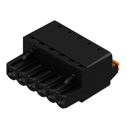 1017720000 - 5mm 6-Pole Female Connector with 180° Push-In Feature  (Pack of 60)