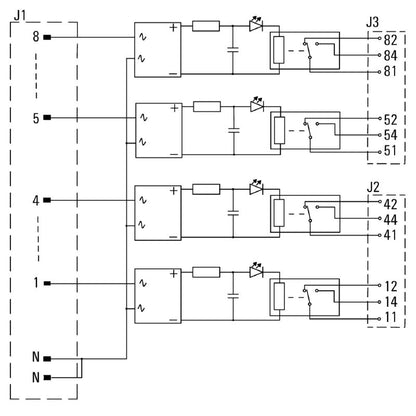 1448000000 - RSM-8 230VAC Relay with Screw Connections and UL Certification