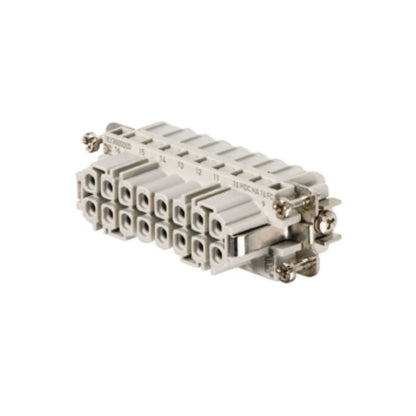 1873880000 - 16-Pole Crimp Connector, 250V - HDC HA 16 FC
