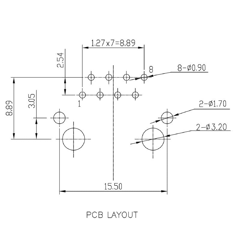 2562900000 - OMNIMATE 90° RJ45 Modular Jack for PCB Connection  (Pack of 120)