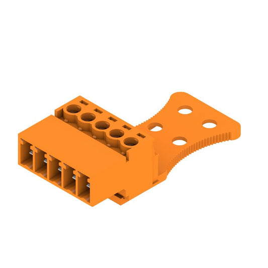 1237010000 - 5-Pole 3.81mm PCB Male Connector, 180° Angle  (Pack of 50)
